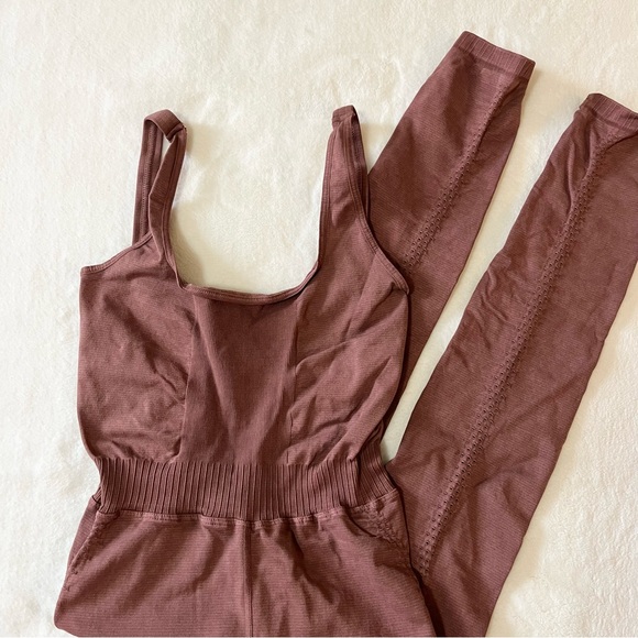 Free People Good Karma Onesie in Nutmeg - Picture 2 of 9